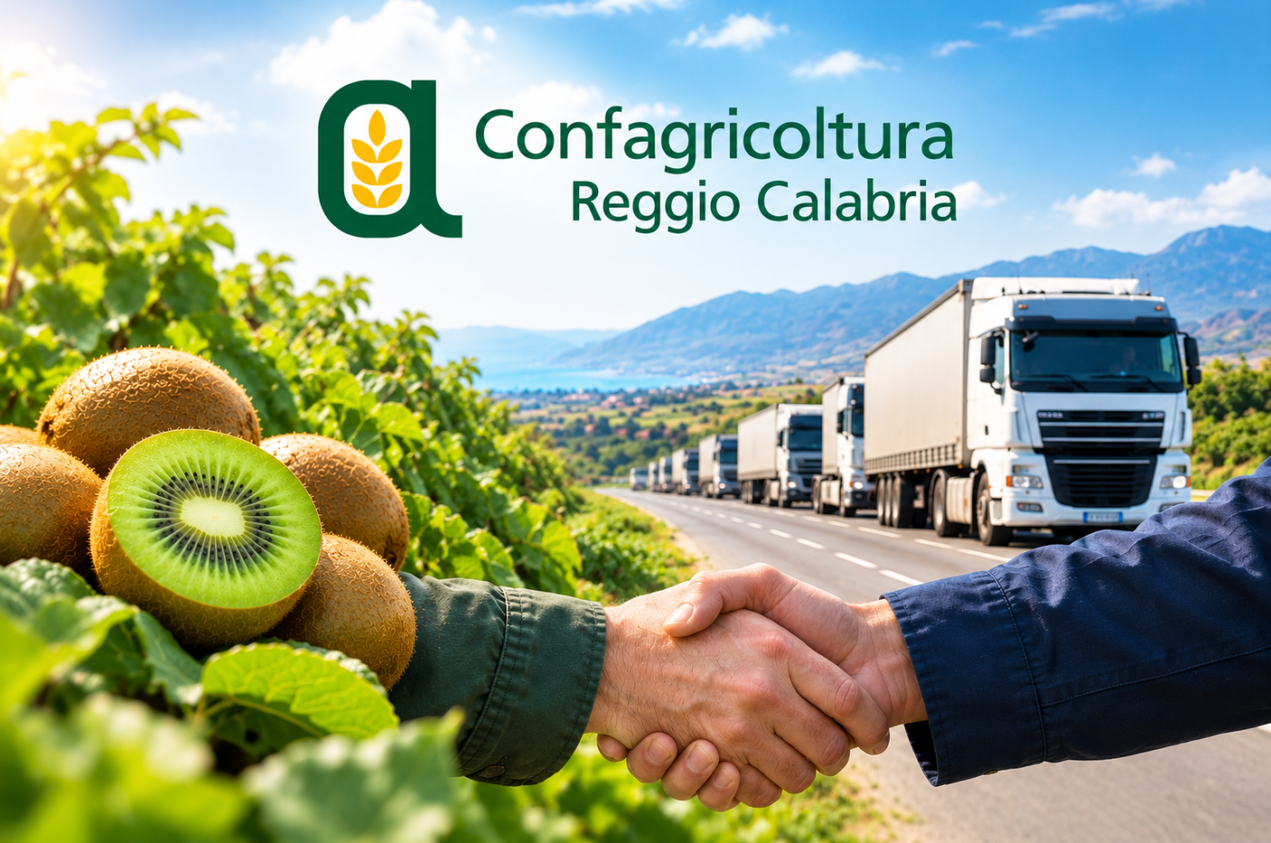 Confagricoltura Reggio Calabria favorisce l’intesa tra produttori di kiwi e autotrasportatori, assicurando la continuità dei trasporti e la circolazione delle merci.