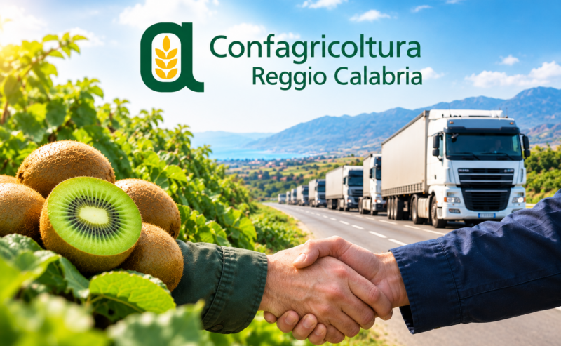 Confagricoltura Reggio Calabria favorisce l’intesa tra produttori di kiwi e autotrasportatori, assicurando la continuità dei trasporti e la circolazione delle merci.