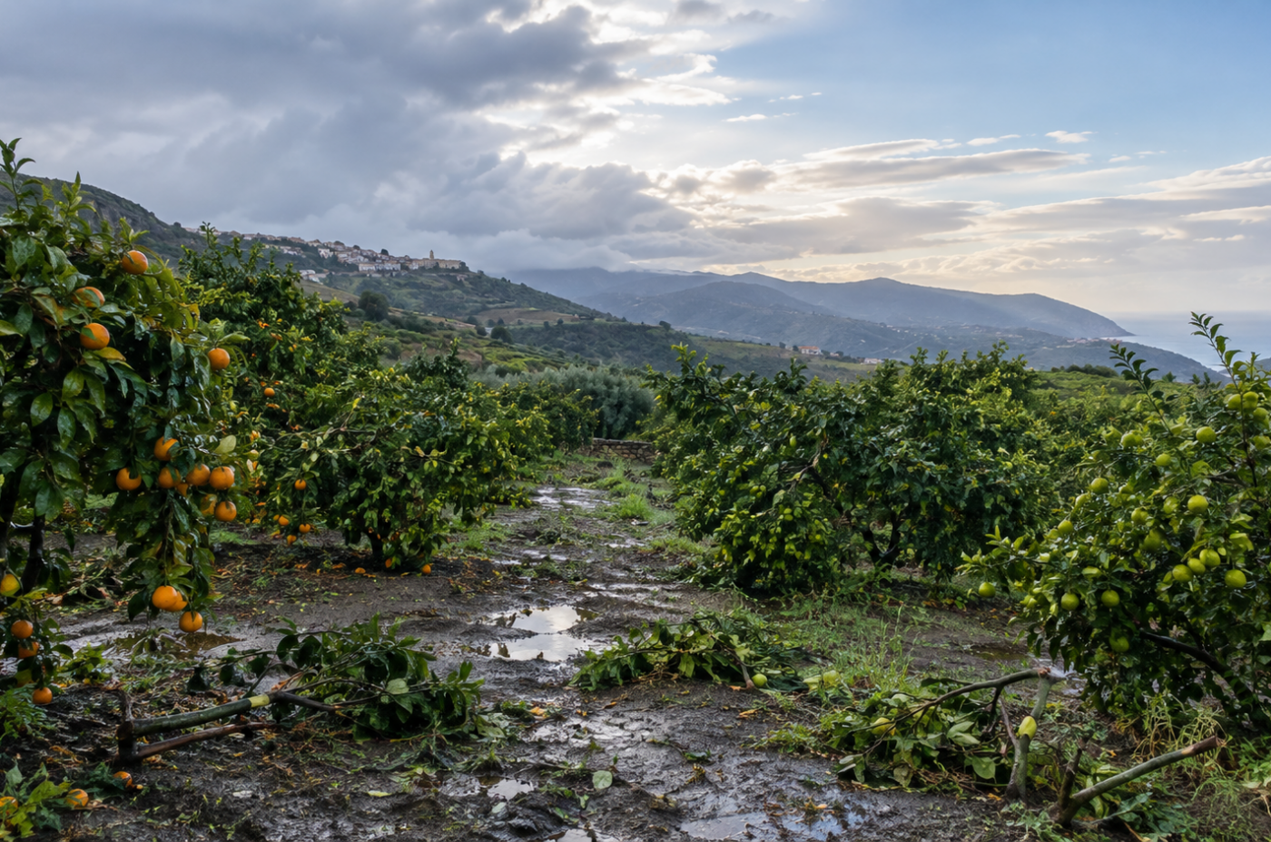 Maltempo nell’Area grecanica: danni alle imprese agricole, il sostegno di Confagricoltura Reggio